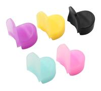 Bonsicoky 5 cuscinetti per poggia pollice, in silicone, per clarinetto, protezione per la maggior parte dei clarinetti e oboe, 5 colori
