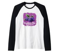 Bontà selezionata a mano Blackberry Bliss Maglia con Maniche Raglan