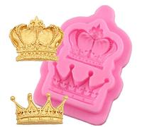 Bontannd Corone da Queen Silicone Stampo Fondente Torta Cupcake Strumenti Decorativi Argillosi in Resina Caramella Super Sculpey