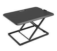 BONTEC Convertitore da Scrivania Seduto-in Piedi, Workstation da Ufficio Ultra Robusta Regolabile in Altezza,Rialzo Ergonomico X-Frame, Adatto per Schermi di Computer PC, Tastiere, Laptop fino a 8 kg