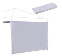 BONTEC Pannello Laterale Tenda, 3048mm x 1930mm, resistente all'acqua e ai raggi UV, con cinghie adesive anti-lacerazione
