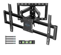 BONTEC supporto tv parete full motion 55-110 pollici, braccio porta tv girevole inclinabile, supporto per tv a muro VESA 800x600 mm, estensione 101,6 cm, 125 kg, per soggiorno, home cinema e ufficio