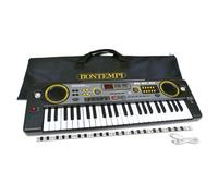 Bontempi 15 4920 Music Tastiera musicale digitale scolastica 49 Tasti Nero