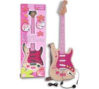 Chitarra Electronic Rock rosa tracolla - 67 cm - 24 1371 Bontempi nuovo-italia
