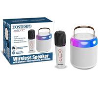 Bontempi 49 0210 Tech WIRELESS SPEAKER Cassa Speaker 80w+ Mic wireless+Efx Luci
