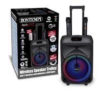 Bontempi 49 1090 Tech Trolley a Batteria Cassa Attiva 20w +2Mic palmare wireless