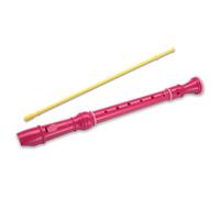 Bontempi- BaroqueFlute-Flauto Dolce con Diteggiatura Barocca per Un'Esperienza Musicale Autentica, Colore Rosa, 31 3671