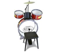 Batteria Bontempi 4 Elementi con Sgabello e Bacchette
