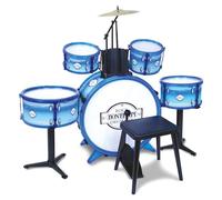 Bontempi 4831 BeatMaster Pro: Batteria per Piccoli con Suoni Realistici e Tanto Divertimento, 850x650x680 mm, Colore Blu, 514831