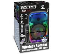 Bontempi BNT491060 Amplificatore Wireless con Microfono e Luci RGB