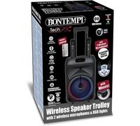 Bontempi BNT491090 Trolley PRO Amplificatore Wireless con 2 Microfoni Wireless ,