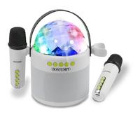 Bontempi | Cassa Wireless con Doppio Microfono e Luci LED da Discoteca, 18,5x17x12 cm