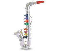 SASSOFONO CROMATO GRANDE 41,5 CM A 8 NOTE BONTEMPI