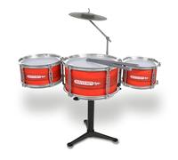 Bontempi | Drucmaster - Drum Set con Tre Tamburi e Piatti per un'Esperienza Unica, 27,4x26,9x17,9 cm