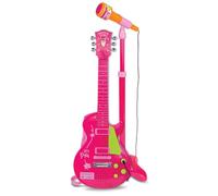 Bontempi - ElectroGroove con Microfono - Chitarra Rock, 225x225x1120 mm | con Microfono - Chitarra Rock Elettronica per Vibrazioni Potenti e Ritmi, Rosa