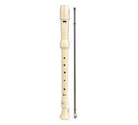 Bontempi | Flauto Dolce Color Avorio, Diteggiatura Tedesca, Soprano, 28 Note, Materiale Antiurto