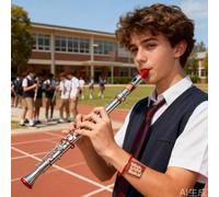 Bontempi Flauto Soprano Descant YRS-23 con Scovolino e Custodia Flauto