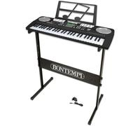 Bontempi | HarmonyLegs - Tastiera Digitale a 54 Tasti con Gambe, Connessione USB e adattatore di rete per un'Armonia Completa, 690x220x700 mm