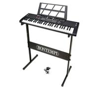 Bontempi | HarmonyLegs - Tastiera Digitale a 54 Tasti, con Gambe Poggiatastiera e Tasti Luminosi Perfetti per il Divertimento, 74,9x23,9x8,9 cm