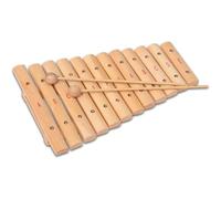 Bontempi | HarmonyWood - Xilofono a 12 Note in Legno per Melodie Armoniose, 350x40x230 mm
