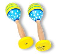 Bontempi- Maracas in Legno, Colori e Disegni Assortiti, 56 2010