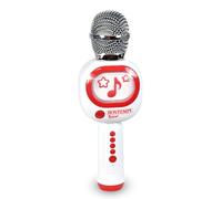 BONTEMPI - Microfono Wireless con Altoparlante Funzione Karaoke Effetto Cambiavoce Controllo Volume e Selezione Brani Slot Micro SD USB Tipo-C 80x240x65 mm