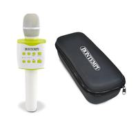 Bontempi - Microfono Wireless con Custodia e Altoparlante, 27x7.5x7.5 cm | con Custodia e Altoparlante Karaoke, Effetto Cambiavoce, Volume e Eco Regolabili
