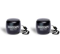 Bontempi | Mini Cassa Acustica Wireless Colore Nero, Connessione Semplice e Veloce Senza Fili, Ideale per Feste e Bambini, 300x200x195mm (Confezione da 2)