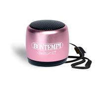 Bontempi | Mini Cassa Acustica Wireless Colore Rosa, Connessione Semplice e Veloce Senza Fili, Ideale per Feste e Bambini, 300x200x195mm