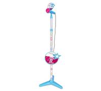 Bontempi | MP3Stage Mic - Microfono da Palcoscenico con Connessione MP3 per Performance Versatili, Fiore Blu, 200x200x1000 mm