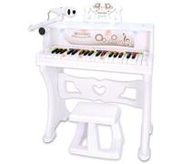 Bontempi- Pianoforte, Colore Bianco, 10 8000 - NUOVO