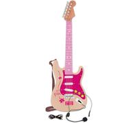 Chitarra Electronic Rock rosa tracolla - 67 cm - 24 1371 Bontempi nuovo-italia