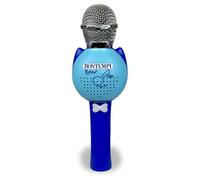 Bontempi | SonicLink Mic - Microfono Wireless con Funzione Karaoke e Cambio Voce, Blu, 24,9x8,4x7,4 cm