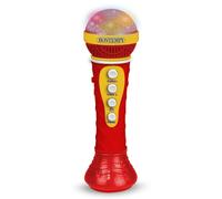 Bontempi - StarMic Karaoke - Microfono con Effetti Luminosi, 60x195x60 mm | con Effetti Luminosi per Esibizioni da Vera Star, Rosso