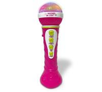 Bontempi - StarMic Karaoke - Microfono con Effetti Luminosi, 60x195x60 mm | con Effetti Luminosi per Esibizioni da Vera Star, Rosa