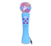 Bontempi | StarMic Karaoke - Microfono con Effetti Luminosi per Esibizioni da Vera Star, Blu Stella