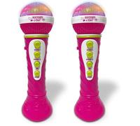 Bontempi | StarMic Karaoke - Microfono con Effetti Luminosi per Esibizioni da Vera Star, Rosa, 60x195x60 mm (Confezione da 2)