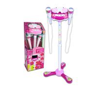 BONTEMPI Strumenti Musicali 2 MICROPHONI con Asta E CONNESSIONE con Il Tuo Smart