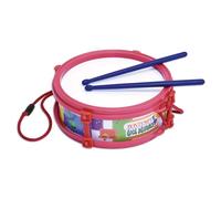 Bontempi- BeatMaster-Tamburo con Tracolla e Bacchette per Un'Esperienza Ritmica Completa, Colore Rosa, Small, 50 1932
