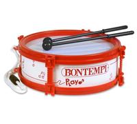 BONTEMPI - Tamburo con Tracolla Completo di Bacchette, Suono Realistico, Diametro 150 mm