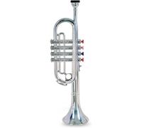 TROMBA CROMATA GRANDE 41,5 CM A 4 NOTE BONTEMPI