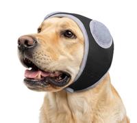 BONTHEE Paraorecchie per cani, protezione dal rumore, avvolgimento calmante | Paraorecchie per cani in morbida schiuma muffle tuoni e fuochi d'artificio con compressione delicata per calmare cani ansiosi
