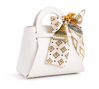 Bonturi Casa BORSETTA MINI Bomboniera FOULARD WHITE Portaconfetti 1 Pz