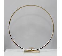 BONTURI CASA HOME DECORATION Cerchio Oro D 100 Cm Grande con Luci Led