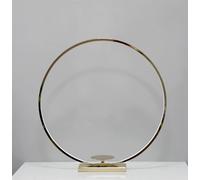 BONTURI CASA HOME DECORATION Cerchio Oro D 80 Cm Piccolo con Luci Led