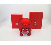 BONTURI CASA HOME DECORATION Teddy Bear Piccolo Natale Red
