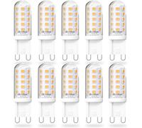 Bonulx Lampadine G9 LED Luce Calda 2700K 4W Equivalente 40W Lampada Alogena