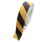 BONUS Eurotech 1BL43.30.0025/018 - Nastro adesivo antiscivolo, a base acrilica, larghezza 25 mm, lunghezza 18 m, spessore 0,70 mm, giallo-nero