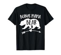 Bonus Mama Orso Miglior Passo Mamma Mai Matrigna Carino Matrigna Maglietta