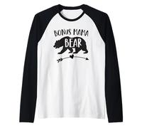 Bonus Mama Orso Miglior Passo Mamma Mai Matrigna Matrigna Maglia con Maniche Raglan